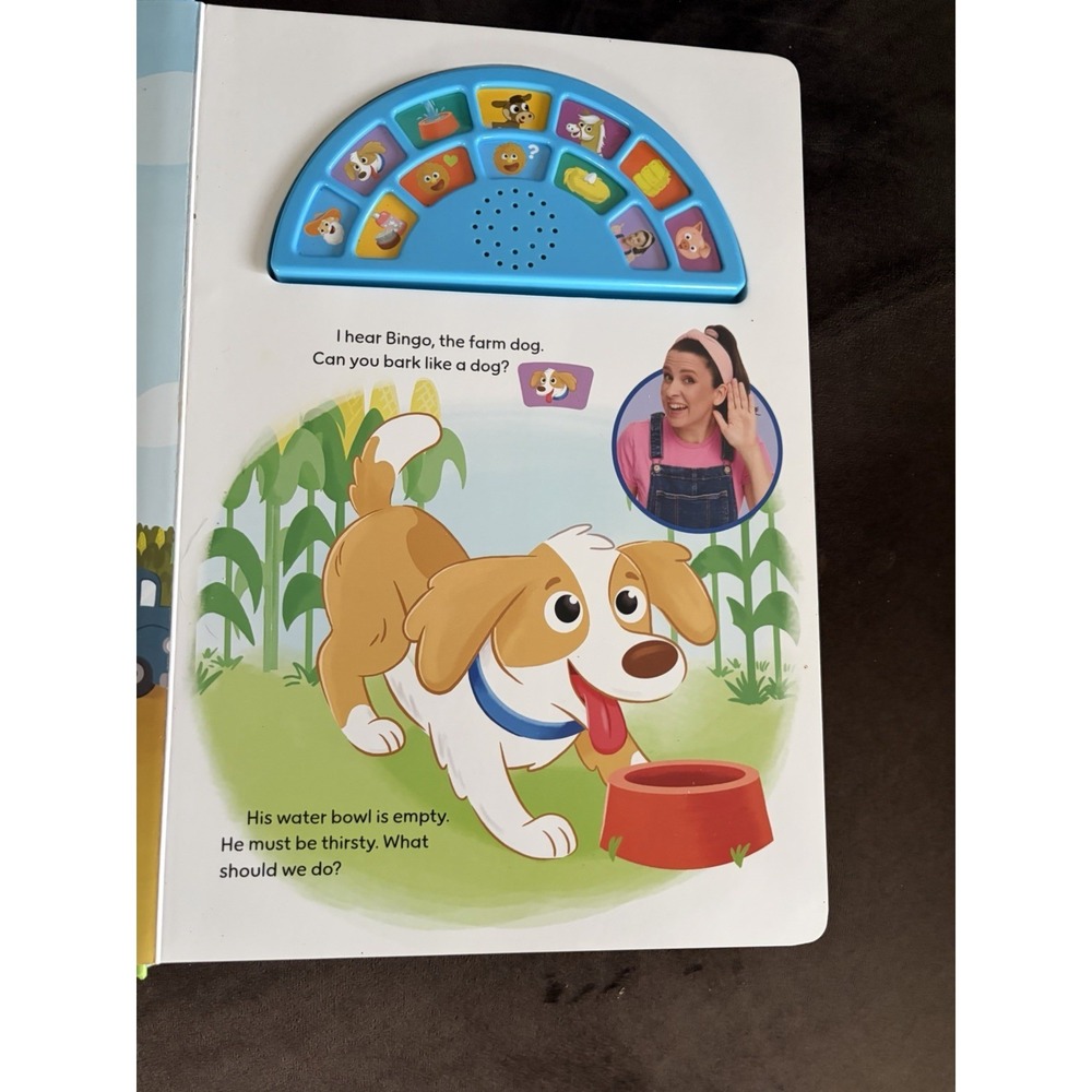 A Day on the Farm (Ms. Rachel): An Interactive Sound Book with 12 Sounds Works - Picture 3 of 5